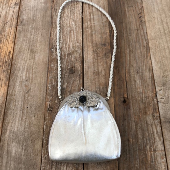 Handbags - Small Silver Shoulder Bag